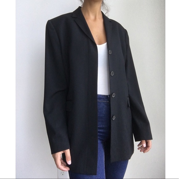 Banana Republic Jackets & Blazers - BANANA REPUBLIC fitted black wool blazer 10